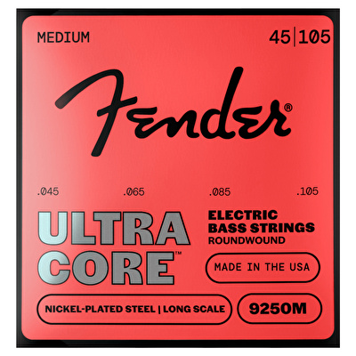 Fender Ultracore 9250M Nickel Plated Steel Long Scale 45-105 Bas Gitar Teli
